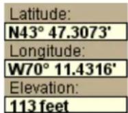 GARMIN XMap 8 - Coordinates/ Elevation - 1