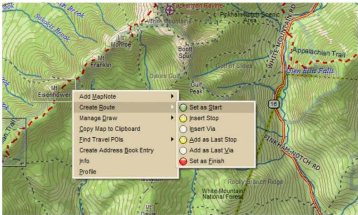 GARMIN XMap 8 - Step 1—Create a route - 1
