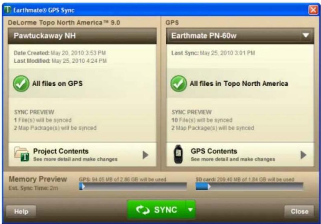 GARMIN XMap 8 - Sync Overview - 1