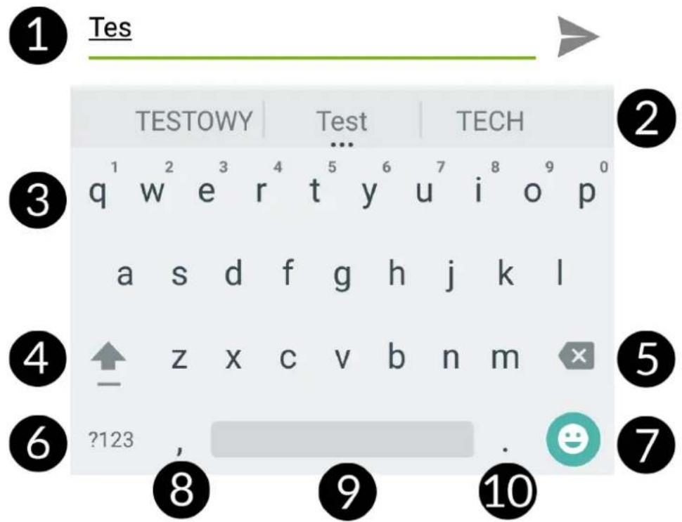 myPhone Luna II - Klawiatura systemowa Android - 1