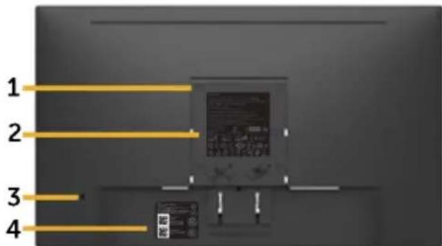 DELL E Series E2418HN - Widok od tyłu - 1