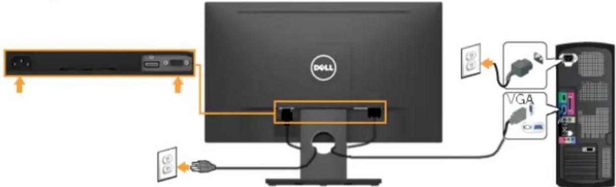 DELL E Series E2418HN - Podłączanie monitora - 3