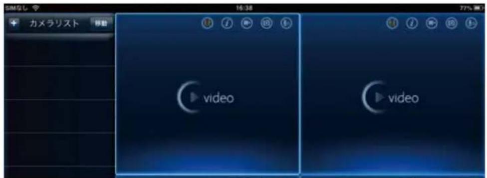 SIMなし カメラリスト 移動 16:38 video video