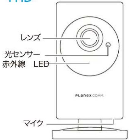 レンズ 光センサー 赤外線 LED PLANEX COMM. マイク