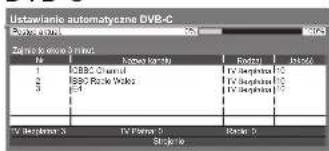 Ustawlanie automatyczne DVB-C C:\Users\10.1.1 Zielni 2 min 2 min N 1 2 3 TV Bzegleman 3 TV Plano 5 Straje 6 CBS Channel FV Bzegleman 10 FV Bzegleman 10 FV Bzegleman 10 FV Bzegleman 10 FV Bzegleman 10 FV Bzegleman 10 FV Bzegleman 10 FV Bzegleman 10 FV Bzegleman 10 FV Bzegleman 10