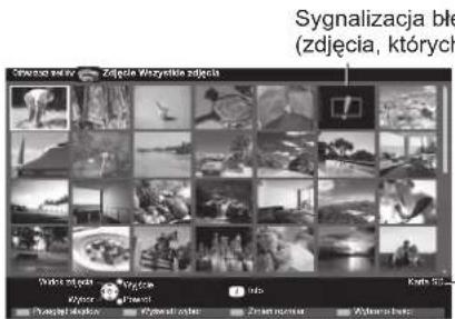 Sygnalizacja błę (zdjęcia, których