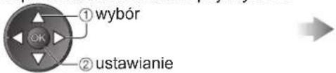 ① wybór ② ustawianie