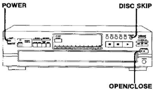 POWER DISC SKIP OPEN/CLOSE
