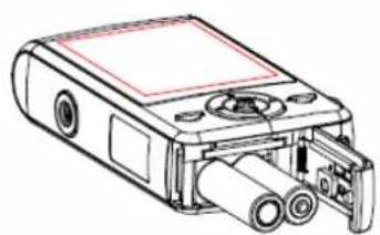 AGFA Sensor 505-X - Insert the batteries. - 1