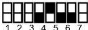 PANASONIC VL-VM902EX - Lobby station DIP switch settings - 7
