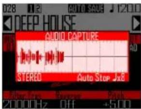 028 12 AUTO SAVE 120.0 DEEP HOUSE AUDIO CAPTURE Stereo Auto Stop Jx8 2000Hz OFF +500
