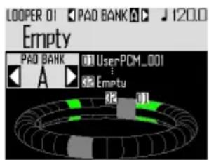 LOOPER 01 PAD BANK 120.0 Empty PAD BANK 01 UserPCM_001 A 32 Empty 02 01