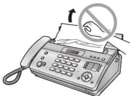 PANASONIC KX-FT986PD - Dokument zablokowany przy wysyłaniu - 3