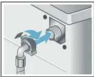 SIEMENS WM14T56EPL - Przyłącze - 2