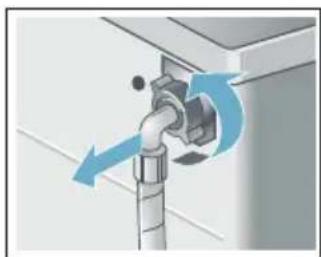 SIEMENS WM14T56EPL - Zapchane sito w wężu dopływowym - 2
