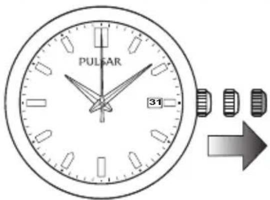 PULSAR Accelerator PX3125X1 - HOW TO SET TIME - 1