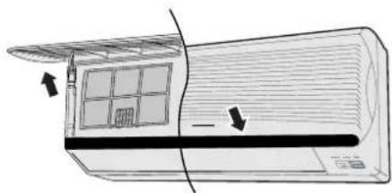 PANASONIC CS-A95KR - ■ Removing the front panel - 4