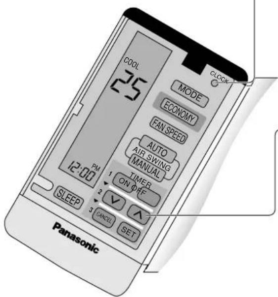PANASONIC CS-A95KR - ■ Setting the clock - 1