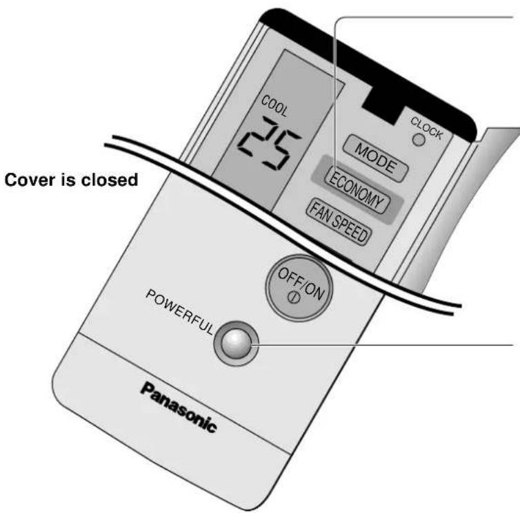 PANASONIC CS-A95KR - • Economy or Powerful Mode - 1