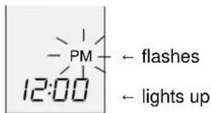 PANASONIC CS-A95KR - Press the clock button - 1