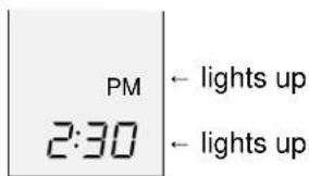 PANASONIC CS-A95KR - Press the clock button - 1