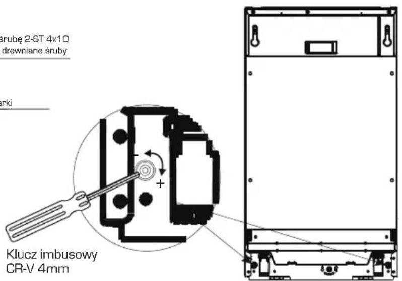 Berg BRG45A4A401B - ④ Regulacja naciągu sprężyny drzwi - 1