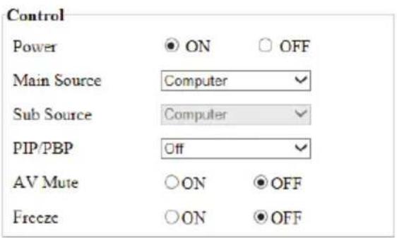 RICOH PJ WUL6281 - Using the web interface - 2