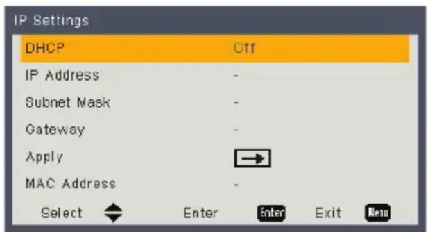 RICOH PJ WUL6281 - Confirmation of the device's IP address - 1