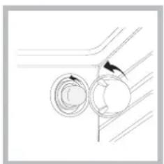 INDESIT KN3C62A(W)/EU S - Як замінити лампочку для освітлення духовки - 1