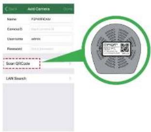 Scan QR Code LAN Search