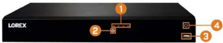 Lorex NK163-85CB - Front Panel - 1