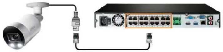 Lorex NK163-85CB - Option 1: Direct Connection to NVR - 1