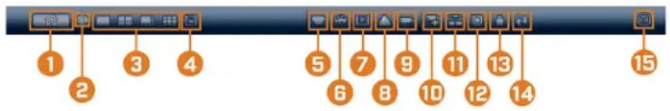 Lorex NK163-85CB - To show the Navigation Bar: - 1