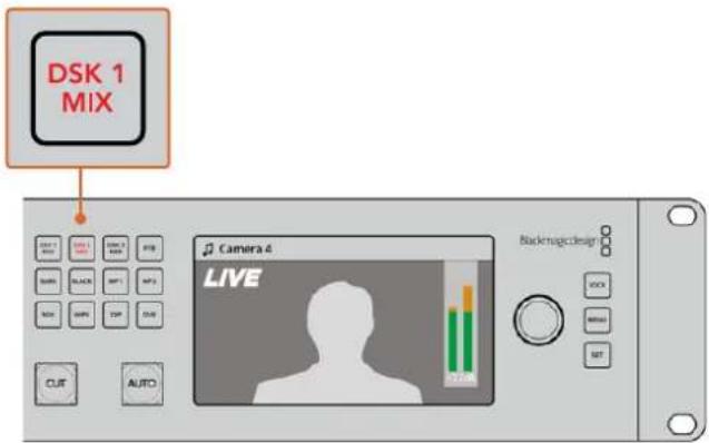 Blackmagic Design ATEM 4 - Fading the Downstream Key 1 - 1