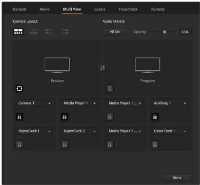 Blackmagic Design ATEM 4 - Multi View Settings - 1