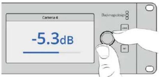 Blackmagic Design ATEM 4 - To use the menus: - 2