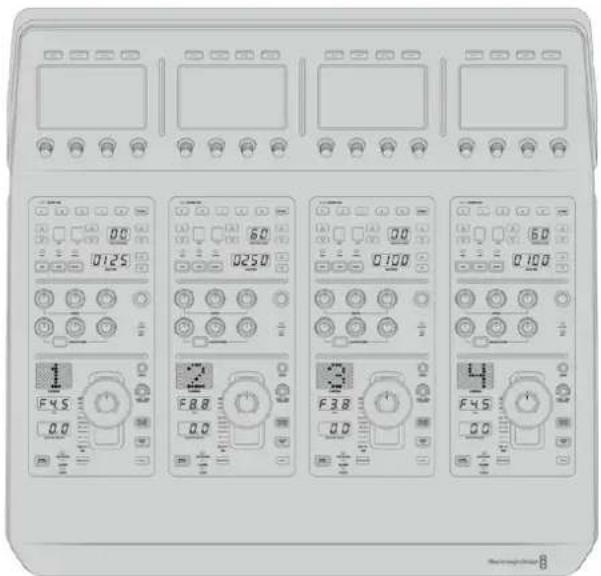 Blackmagic Design ATEM 4 - Camera Control Panel Layout - 1