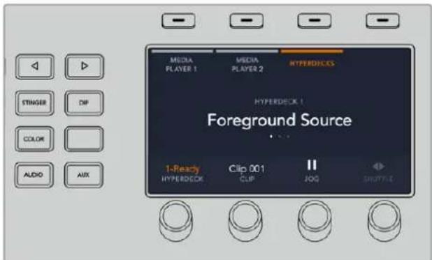 Blackmagic Design ATEM 4 - Controlling HyperDecks with ATEM Advanced Panels - 1