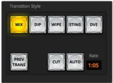 Blackmagic Design ATEM 4 - To perform a cut transition using the CUT button on the software control panel: - 1