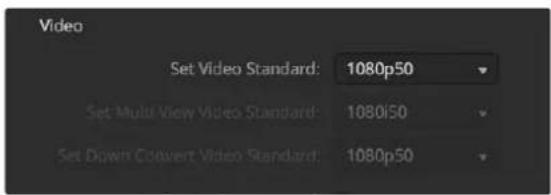 Blackmagic Design ATEM 4 - Setting the Switcher Video Standard - 2