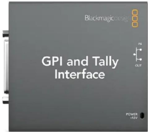 Blackmagic Design ATEM 4 - Sending Tally Signals via a GPI and Tally Interface - 1