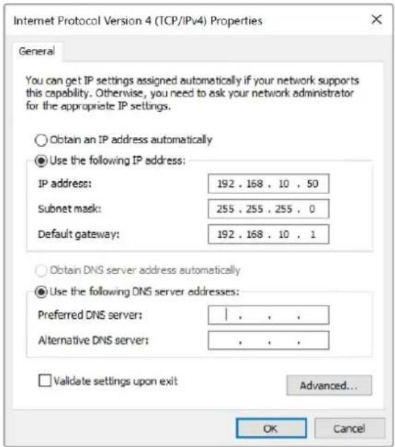 Blackmagic Design ATEM 4 - To change network settings: - 2