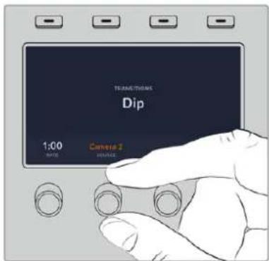 Blackmagic Design ATEM 4 - To perform a dip transition on an ATEM advanced panel: - 2