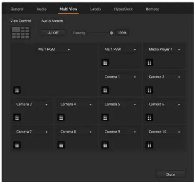 Blackmagic Design ATEM 4 - Multi View Settings - 2