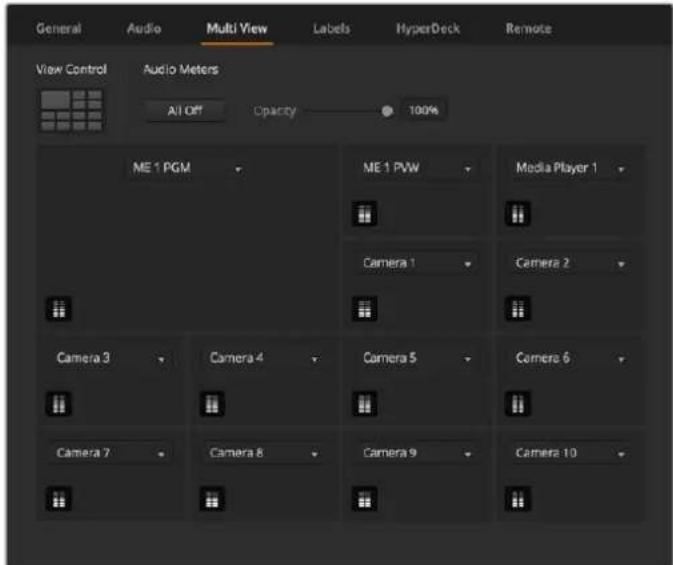 Blackmagic Design ATEM 4 - Customize the Multi View - 2