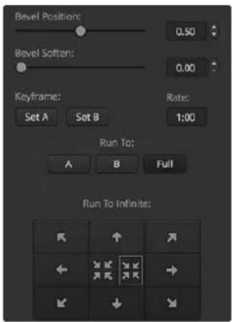 Blackmagic Design ATEM 4 - To set up a DVE key on upstream keyer 1 on the software control panel: - 2