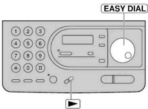 EASY DIAL 1 2 3 4 5 6 7 8 9 ¥ 0 口