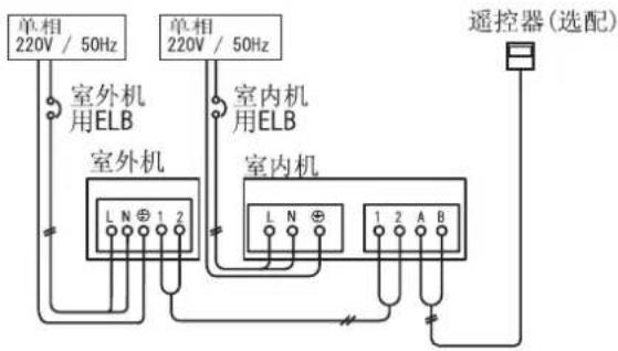 HITACHI RAS-160FSVGQ - 接线 - 1