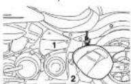YAMAHA XV1900A (2013) - Uchwyt na kask - 3