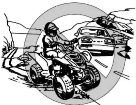 YAMAHA YFZ50 (2016) - OSTRZEŻENIE: - 1